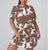 Cow Print Dress