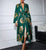 SOLD OUT:Dark Green & Gold Robe